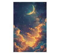 Puzzles 1000pcs(75x50cm) pour Adolescents Enchanted Celestial Dreamscape Puzzles pour Adultes Jeux Relaxants Défi Difficile pour Les Jeux 1000pcs(75x50cm)