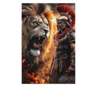 Puzzles 1000pcs(75x50cm) pour Adolescents Gladiator Vs. Lion Epic Battle -1 Puzzle Adulte Jeu Manuel Une Œuvre d'art Cadeaux pour Amis Et Famille 1000pcs(75x50cm)