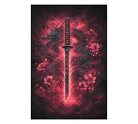 Puzzles 1000pcs(75x50cm) pour Adolescents Japanese Sword Art Print-1 Puzzle Adulte Jeu Manuel Une Œuvre d'art Cadeaux pour Amis Et Famille 1000pcs(75x50cm)