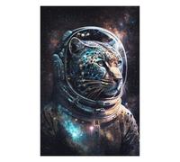 Puzzles 1000pcs(75x50cm) pour Adolescents Leopard Astronaut Space Suit-1 Puzzles pour Adultes Jeux Relaxants Découpe De Précision Cadeaux d'anniversaire Et Cadeaux Uniques 1000pcs(75x50cm)