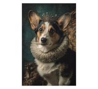 Puzzles 1000pcs(75x50cm) pour Adolescents Royal Corgi Portrait-3 Puzzle Adulte Jeu Manuel Une Œuvre d'art Cadeaux pour Amis Et Famille 1000pcs(75x50cm)
