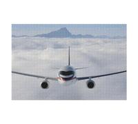 Puzzles 1000pcs(75x50cm) pour Adolescents Sukhoi Superjet 100 Puzzles pour Adultes Jeu Manuel Course De Vitesse pour Les Mains Aidez Votre Cerveau À S'exercer 1000pcs(75x50cm)