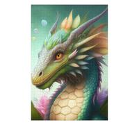 Puzzles 1000pcs(75x50cm) pour Adolescents The Dragon Sagaeth Puzzles pour Adultes Jeu Manuel Course De Vitesse pour Les Mains Aidez Votre Cerveau À S'exercer 1000pcs(75x50cm)