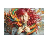 Puzzles 1000pcs(75x50cm) pour Adolescents The Dragons Muse Puzzles pour Adultes Jeu Manuel Course De Vitesse pour Les Mains Aidez Votre Cerveau À S'exercer 1000pcs(75x50cm)