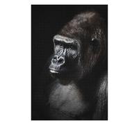 Puzzles 1000pcs(75x50cm) pour Adolescents Wild Gorilla Face Poster Puzzles pour Adultes, Jeux Amusants, Course De Vitesse Manuelle, Cadeaux pour Amis Et Famille 1000pcs(75x50cm)