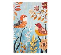 Puzzles 1000pcs(75x50cm) pour Adultes Autumn Birds Art Print Puzzle Casse-tête Jeu De Rapidité Et De Détente Cadeaux Anti-Stress 1000pcs(75x50cm)
