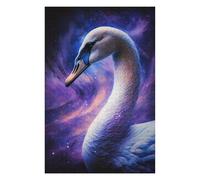 Puzzles 1000pcs(75x50cm) pour Adultes Cosmic Swan Art Print-7 Adolescents Puzzles Jeu Manuel Améliore La Mémoire Cadeaux Anti-Stress 1000pcs(75x50cm)