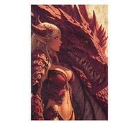 Puzzles 1000pcs(75x50cm) pour Adultes Dragon Armor Fantasy Artwork Puzzle Casse-tête Jeu De Rapidité Et De Détente Cadeaux Anti-Stress 1000pcs(75x50cm)