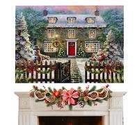 Puzzles 1008 Pièces, Puzzle de Noël pour Adultes, Jeu Interactif Familial pour Femmes Hommes Soirée de Fêtes Réveillon de Noël