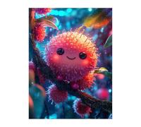 Puzzles 120 Pièces Adultes Fruits Mignons, Jouet Educatif Développe Observation et Logique, Puzzle Adultes 120 Pièces 25 x 20 cm