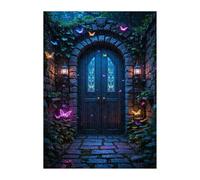 Puzzles 120 Pièces Adultes Papillon Jardin, Jouet Educatif Développe Observation et Logique, Puzzle Adultes 120 Pièces 25 x 20 cm