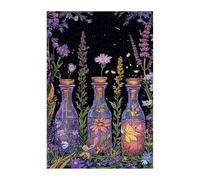 Puzzles 1200 Pièces Adultes Fleurs Bouteille, Jouet Educatif Développe Observation et Logique, Puzzle Adultes 1200 Pièces 75 x 50 cm