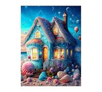 Puzzles 1200 Pièces Adultes Maison Plage Rêve, Jouet Educatif Développe Observation et Logique, Puzzle Adultes 1200 Pièces 75 x 50 cm