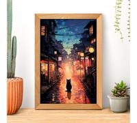 Puzzles 1314 Pièces Adultes Chat Animal des Rues 75 x 50 cm Jeu Educatif Puzzle Impossible Puzzle Adultes 1314 Pièces Puzzles