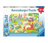 Ravensburger Puzzle enfant Mes dinos préférés 2x12 pièces G