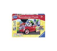 Ravensburger Disney Mickey Minnie And Co. Puzzle 2x12 Pieces Multicolore