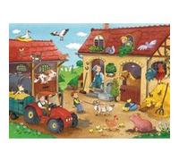 Puzzles 2 x 12 pièces Ravensburger Le travail à la ferme Multicolore G