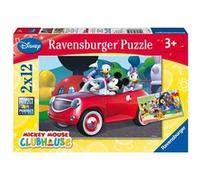 Ravensburger Puzzle Mickey, Minnie et leurs amis - 2 x 12 pièces - Disney - dès 3 ans
