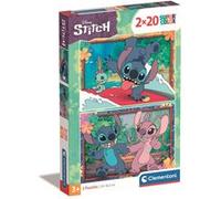 Puzzles 2 x 20 pièces Clementoni Stitch Multicolore E