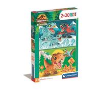 Puzzles 2 x 20 pièces Jurassic World