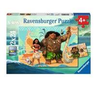 Puzzles 2 x 24 pièces Ravensburger Vaiana et ses amis Disney G