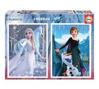 Puzzles 2 x 500 pièces : La Reine Des Neiges G