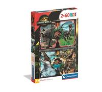 Puzzles 2 x 60 pièces Jurassic World Renaissance