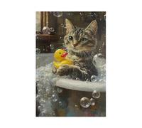 Puzzles 200 Pièces Adultes Animal Chat Canard 35 x 25 cm Jeu Educatif Puzzle Impossible Puzzle Adultes 200 Pièces Puzzles