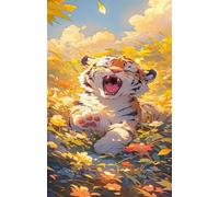Puzzles 200 Pièces Adultes Animaux Mignons Tigres 35x25 cm, Jeu éducatif Défi Jouet Développe Observation et Logique, Puzzle 200 Pieces