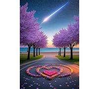 Puzzles 200 Pièces Adultes Cœur L'Autoroute des Arbres 35 x 25 cm Jeu Educatif Puzzle Impossible Puzzle Adultes 200 Pièces Puzzles