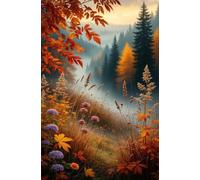 Puzzles 200 Pièces Adultes Jungle Fleurs 35x25 cm, Jeu éducatif Défi Jouet Développe Observation et Logique, Puzzle 200 Pieces