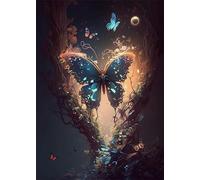 Puzzles 200 Pièces Adultes Papillon 35x25 cm, Jeu éducatif Défi Jouet Développe Observation et Logique, Puzzle 200 Pieces