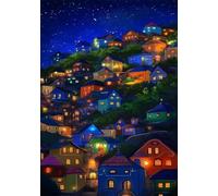 Puzzles 200 Pièces Adultes Paysage Campagne 35x25 cm, Jeu éducatif Défi Jouet Développe Observation et Logique, Puzzle 200 Pieces