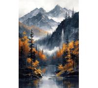 Puzzles 200 Pièces Adultes Paysage Jungle Montagneuse 35x25 cm, Jeu éducatif Défi Jouet Développe Observation et Logique, Puzzle 200 Pieces