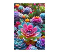 Puzzles 2000 Pièces Adultes Cactus Plantes Succulentes, Jouet Educatif Développe Observation et Logique, Puzzle Adultes 2000 Pièces 100 x 70 cm