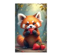 Puzzles 2000 Pièces Adultes Fraise Panda Rouge, Jouet Educatif Développe Observation et Logique, Puzzle Adultes 2000 Pièces 100 x 70 cm