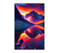 Puzzles 2000 Pièces Adultes Lacs Montagne, Jouet Educatif Développe Observation et Logique, Puzzle Adultes 2000 Pièces 100 x 70 cm