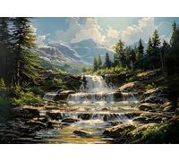 Puzzles 2000 Pièces Adultes Rivières Forestières 100 x 70 cm Jeu Educatif Puzzle Impossible Puzzle Adultes 2000 Pièces Puzzles