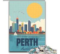 Puzzles 2000 pièces pour Adolescents à Perth, Australie Stimulez Votre Cerveau Jouets addictifs pour cultiver la Patience et améliorer la mémoire 70x100cm