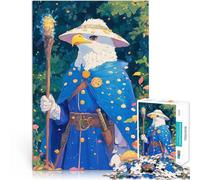 Puzzles 2000 pièces pour Adolescents Aigle Sorcier dans la forêt Jeux Amusants en Famille Cadeaux du Père Noël Secret 70x100cm