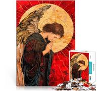 Puzzles 2000 pièces pour Adolescents Archange en prière Jouets Jeux éducatifs Soulagement du Stress Cadeau Amusant 70x100cm