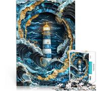 Puzzles 2000 pièces pour Adolescents Art Kintsugi « Balise dans la tempête » Jeu intellectuel Bon Cadeau 70x100cm