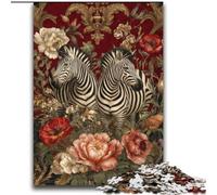 Puzzles 2000 pièces pour Adolescents, Art zèbre Vintage, Jeu Familial, Anti-Stress, défi Difficile, adapté aux Couples, 70x100cm