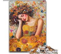 Puzzles 2000 pièces pour Adolescents Belle Femme endormie Difficile à réaliser, mais Amusant et Humoristique Cadeau d'anniversaire et Cadeau Unique 70x100cm