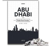 Puzzles 2000 pièces pour Adolescents, Cadeaux à Abu Dhabi, Émirats Arabes Unis, Jouets éducatifs et éducatifs, Cadeaux d'anniversaire Uniques pour Les 14 Ans et Plus, 70x100cm