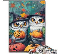 Puzzles 2000 pièces pour Adolescents, Cadeaux d'halloween, Hibou, Jeux éducatifs, décoration d'intérieur, Cadeau d'anniversaire, Cadeaux pour Les 14 Ans et Plus, 70x100cm