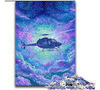 Puzzles 2000 pièces pour Adolescents, Cadeaux, hélicoptère de rêve, défi d'intelligence cérébrale, Jouets addictifs, Cadeau d'anniversaire, Cadeaux, Art Mural 70x100cm