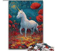 Puzzles 2000 pièces pour Adolescents, Cadeaux, Licorne mystérieuse, Jeu éducatif, défi, Cadeau d'anniversaire, 70x100cm