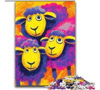 Puzzles 2000 pièces pour Adolescents, Cadeaux, Trois Moutons, Jeux éducatifs, décoration d'intérieur, Cadeau d'anniversaire, Cadeaux pour Les 14 Ans et Plus, 70x100cm