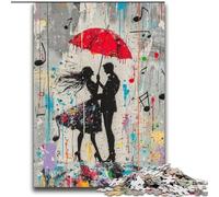 Puzzles 2000 pièces pour Adolescents, Danseuse Parisienne, Graffiti, Jouets éducatifs, décoration d'intérieur Unique et Cadeaux pour Les Enfants de 14 Ans et Plus, 70x100cm